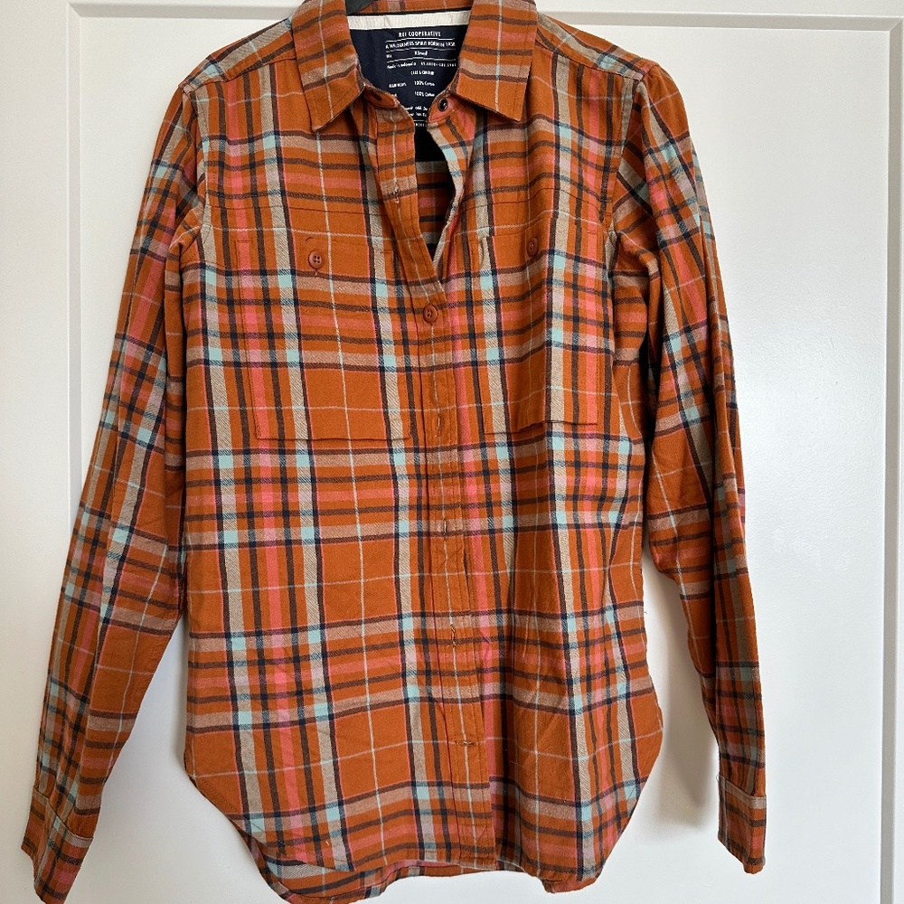 REI flannel shirt